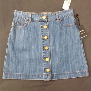 Jean A-line Skirt